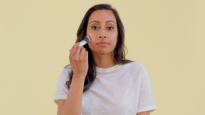 Use rosehip oil over make-up